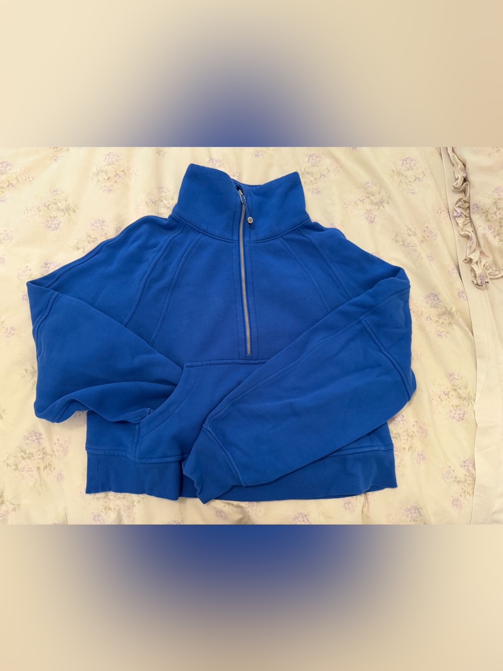 lululemon athletica Royal Blue Half-Zip Pullover Sweatshirt